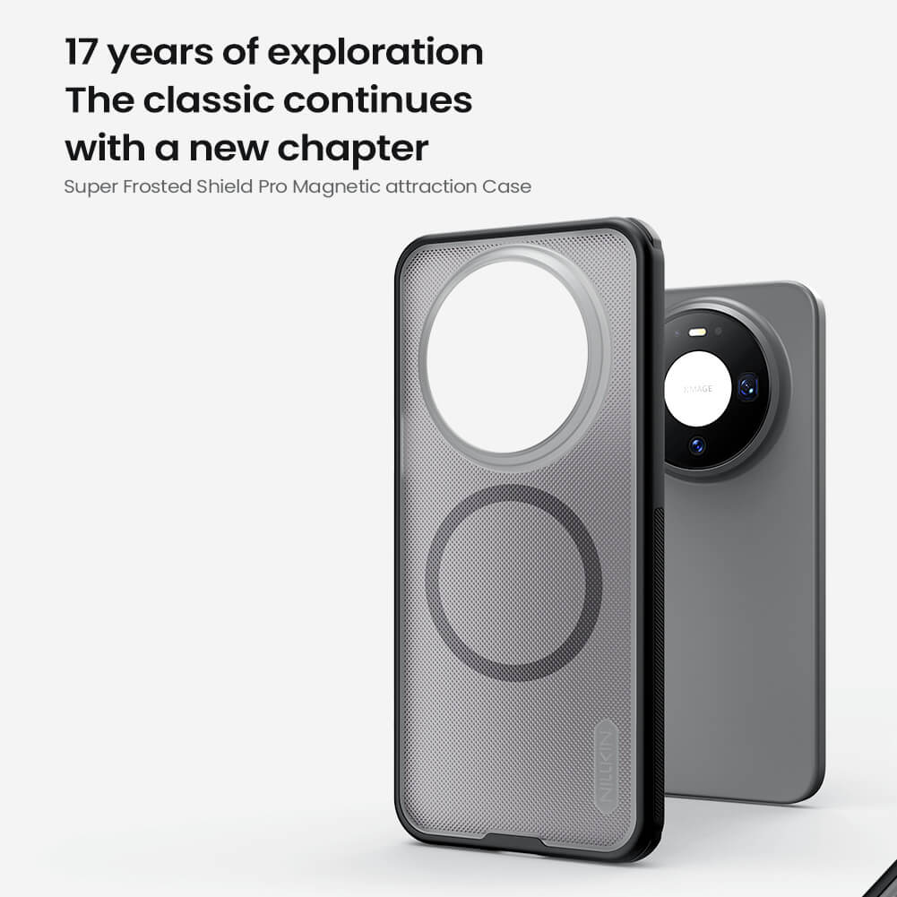 Чехол-крышка NILLKIN для Huawei Mate 80, Mate 80 Pro (серия Frosted shield Pro Magnetic case Clear)